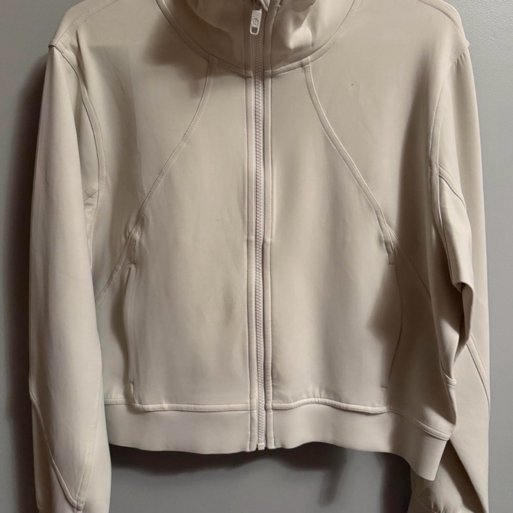 lululemon Cream Bomber Jacket